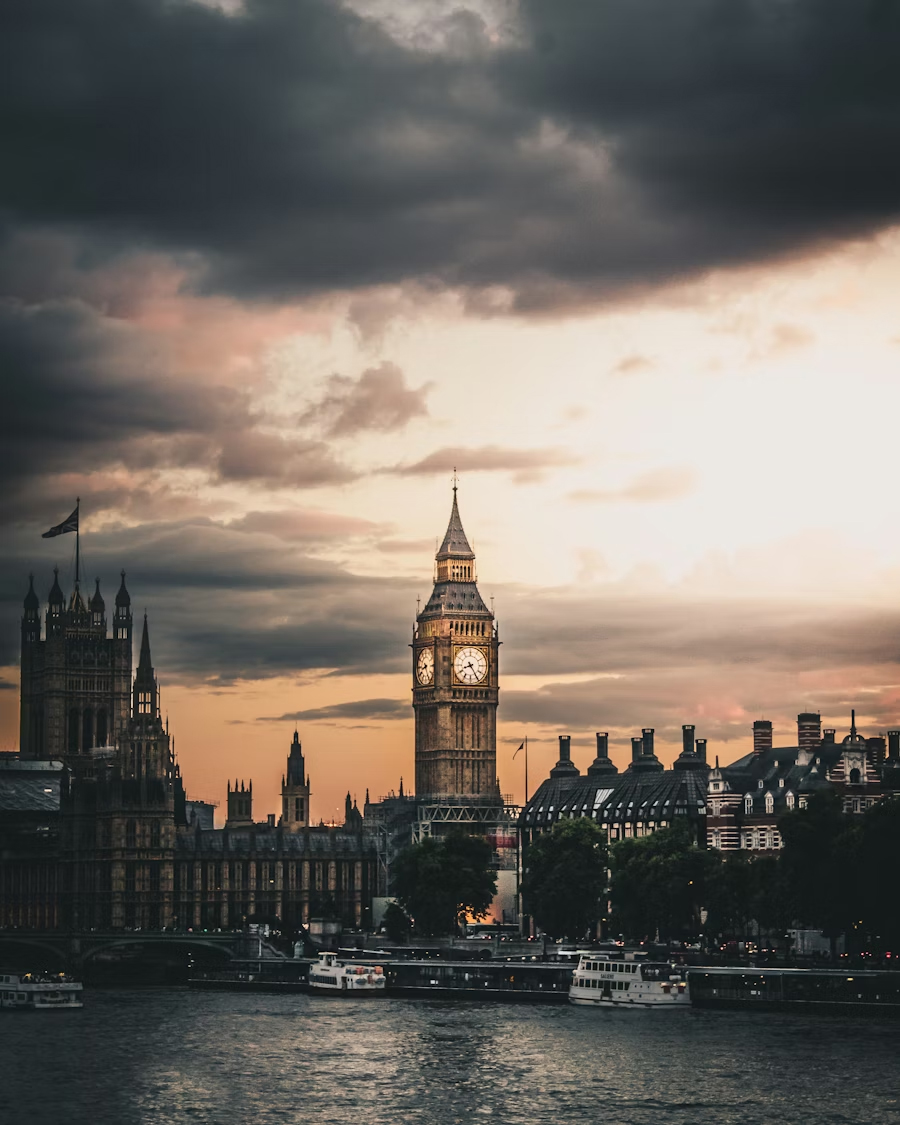 London skyline with Big Ben